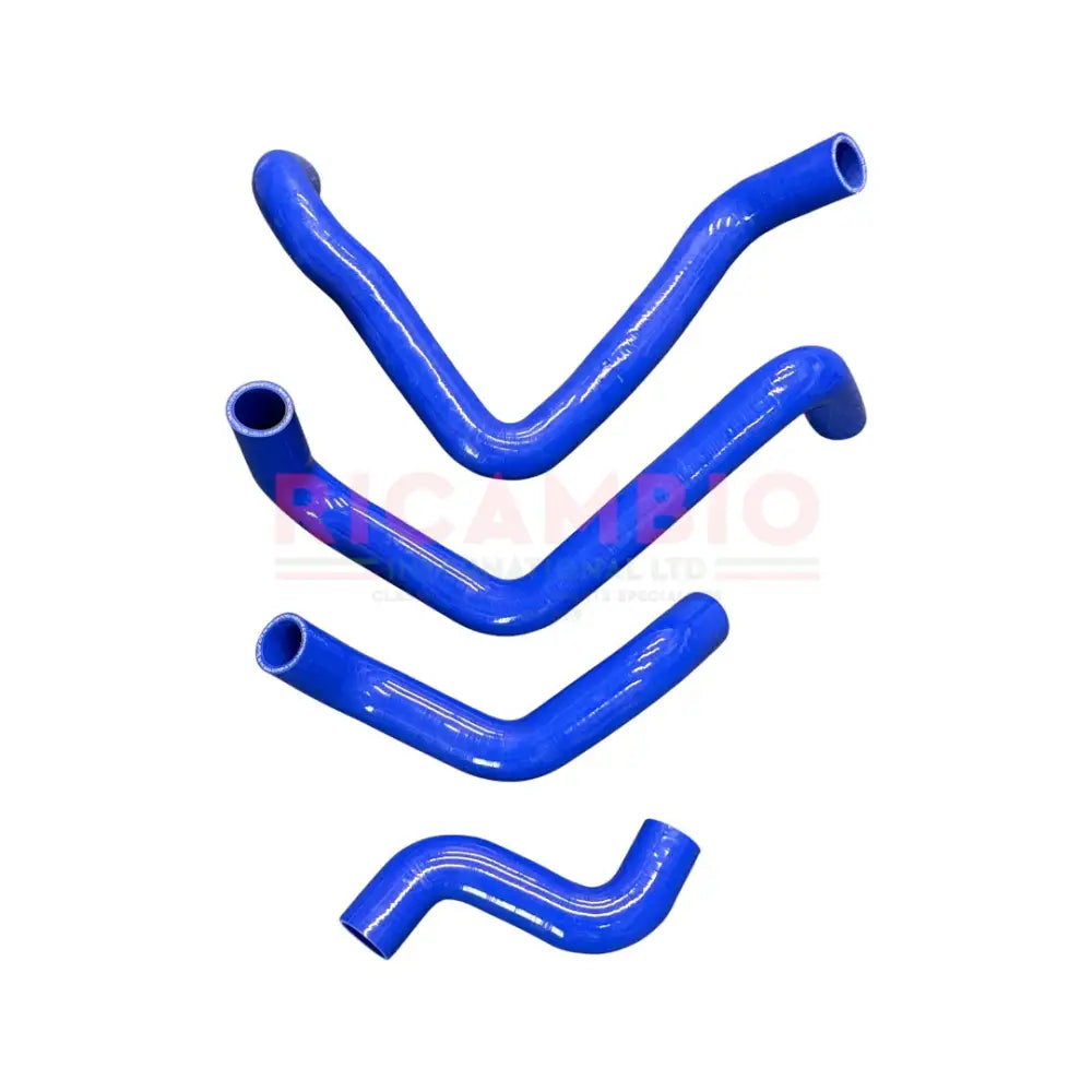 Water Hose Kit (4 piece) - Fiat X19 - BLUE SILICONE - Service Items