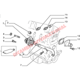 Water Pipe Rubber O’Ring - Classic Fiat Panda,Cinquecento,Seicento,Punto,Uno Lancia Y10 - Lancia Y10