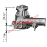 Water Pump - Fiat 131,Campagnola 242 - Heating & Cooling
