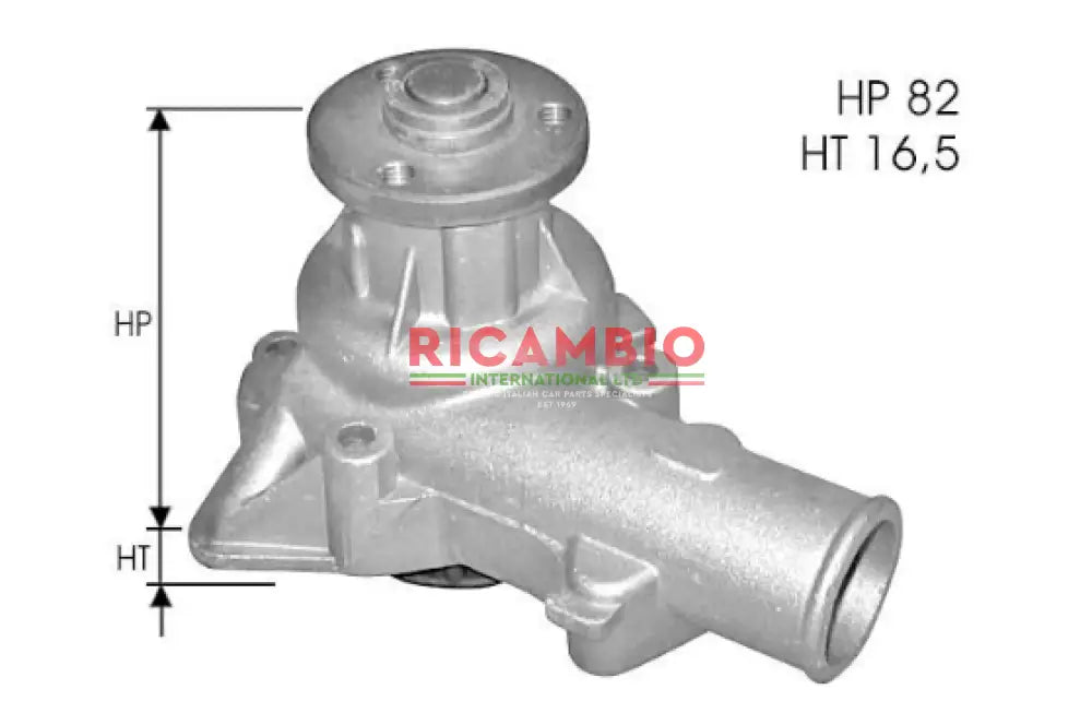 Water Pump & Gaskets - Fiat 124,131 & 132 - Heating & Cooling