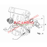 Water Pump Metal Pipe - Fiat New Panda New 500 - Heating & Cooling