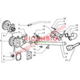 Water Pump Metal Water Pipe - Fiat Uno - Heating and Cooling