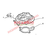 WEBER Throttle Body Gasket & Spacer - Classic Fiat Panda,Uno Punto,Cinquecento - Gaskets & Oil Seals