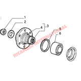 Wheel Bearing Locking Clip - Fiat Uno Turbo Lancia Delta Integrale - Steering - Shaft and Suspension Parts