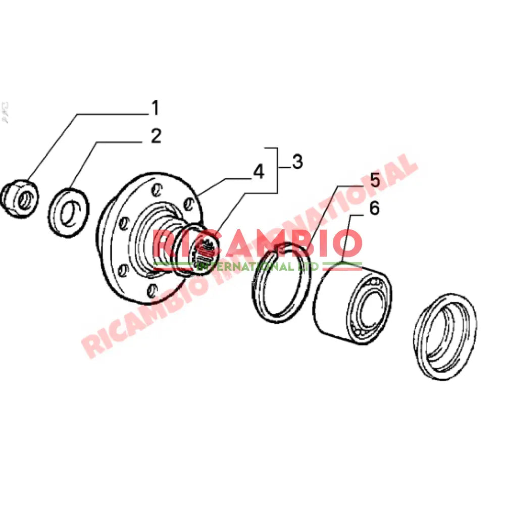 Wheel Bearing Locking Clip - Fiat Uno Turbo Lancia Delta Integrale - Steering - Shaft and Suspension Parts