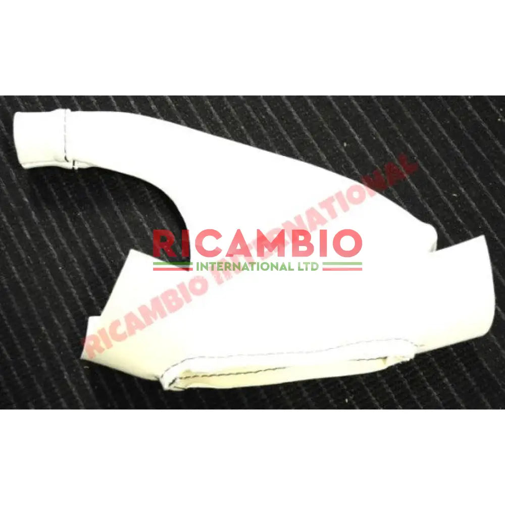 White Hand Brake Lever & Gear Lever Cover - Classic Fiat 500 - Interior Trim