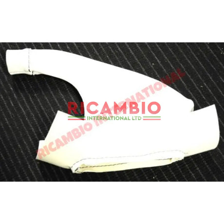 White Hand Brake Lever & Gear Lever Cover - Classic Fiat 500 - Interior Trim