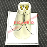 White Hand Brake Lever & Gear Lever Cover - Classic Fiat 500 - Interior Trim