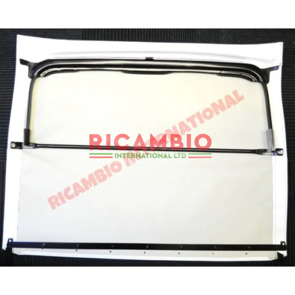White Sunroof Complete with Frames - Classic Fiat 500 126 - Sunroof