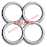 White Wall Tyre Trim Kit (12 INCH) - Classic Fiat 500 126 600 - Wheels - Tyres and Tubes