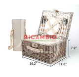 Wicker Picnic Hamper 4 Person - Classic Fiat 500,600 - Exterior Parts and Trim
