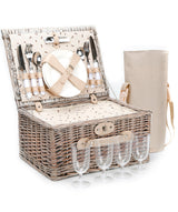 Wicker Picnic Hamper 4 Person - Classic Fiat 500,600 - Exterior Parts and Trim