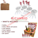 Wicker Picnic Hamper 4 Person - Classic Fiat 500 - Exterior Parts and Trim