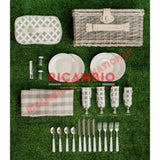 Wicker Picnic Hamper 4 Person - Classic Fiat 500 - Exterior Parts and Trim