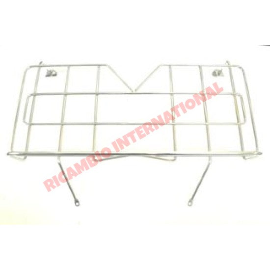 Wicker Picnic Hamper & Chrome Luggage Rack Kit - Classic Fiat 500 - Classic Fiat 500 Parts & Spares
