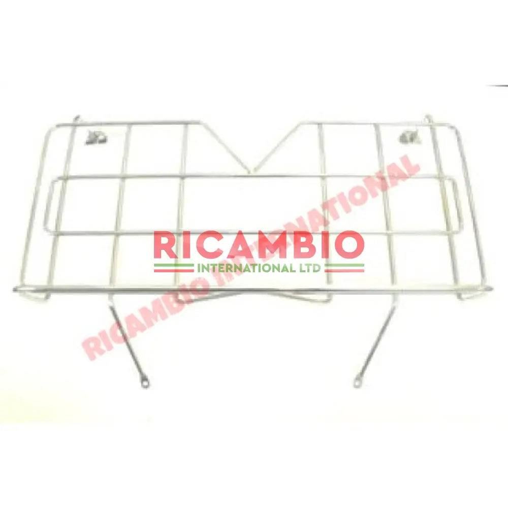 Wicker Picnic Hamper & Chrome Luggage Rack Kit - Classic Fiat 500 - Classic Fiat 500 Parts & Spares