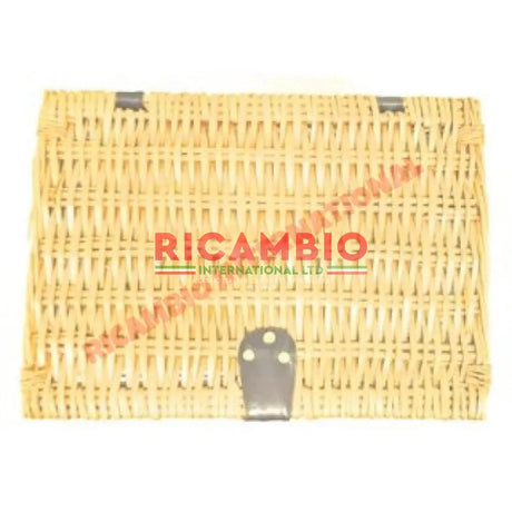 Wicker Picnic Hamper & Chrome Luggage Rack Kit - Classic Fiat 500 - Classic Fiat 500 Parts & Spares