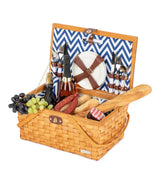Wicker Picnic Hamper Woven/Wood - Classic Fiat 500,600,Bianchina