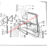 Window Guide Kit - Fiat 126 - Windows & Seals