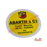Window Sticker Abarth Torino - Abarth