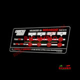 Windscreen ’Running In’ Sticker - Fiat 850