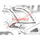 Windscreen Wiper Pivot Rubber Seal Kit (2) - Lancia Fulvia - Wiper - Washer & Associated Parts