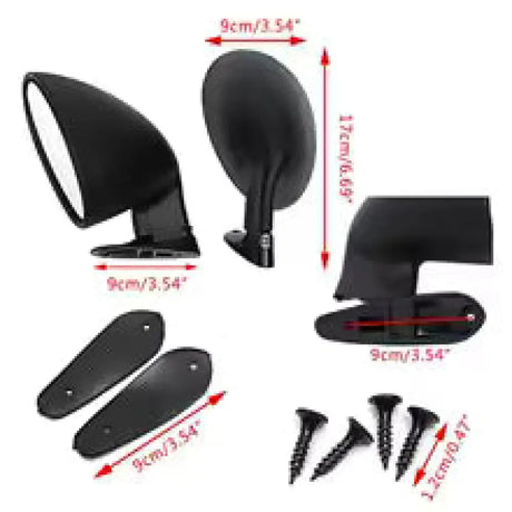 Wing Mirror Kit ’California’ - Fiat Lancia Alfa Romeo Ferrari & many more - Mirrors