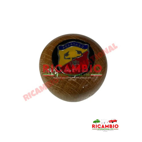 Wooden Gear Knob ABARTH - Classic Fiat,Lancia,Autobianchi - Gearbox and Clutch