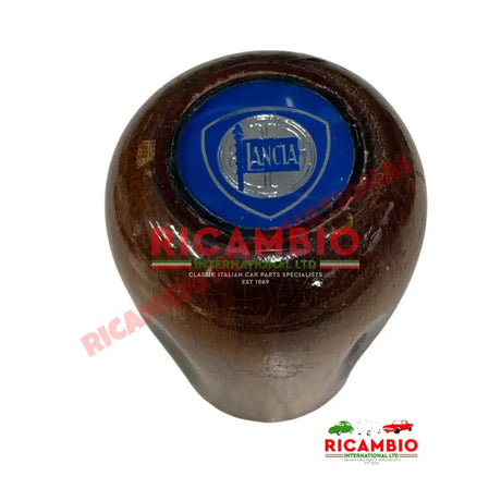 Wooden Gear Knob LANCIA - Classic Fiat Lancia - Badges & Emblems