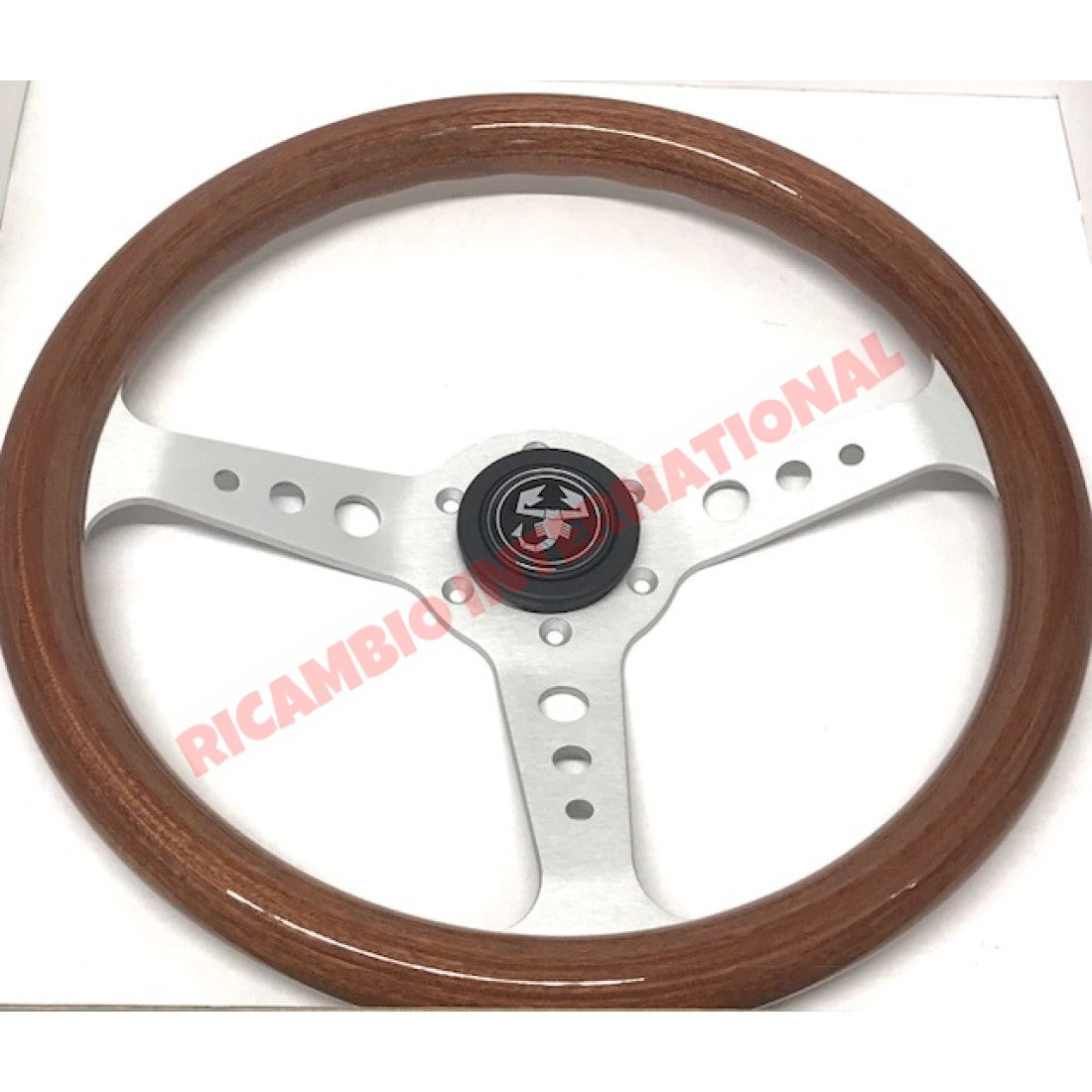 Wooden Steering Wheel Kit (350mm Diameter) - Classic Fiat 500,600,850,124,127,128,131 Lancia Fulvia plus various others