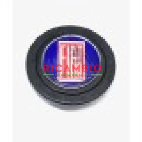 Wooden Steering Wheel Kit - Classic Fiat 500 126 - Fine Spline (38 Teeth) / Dark Blue Fiat - Steering