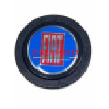 Wooden Steering Wheel Kit - Classic Fiat 500 126 - Fine Spline (38 Teeth) / Light Blue Fiat - Steering