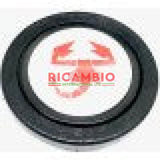 Wooden Steering Wheel Kit - Classic Fiat 500 126 - Fine Spline (38 Teeth) / Abarth White - Steering