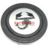 Wooden Steering Wheel Kit - Classic Fiat 500 126 - Fine Spline (38 Teeth) / Abarth Silver - Steering