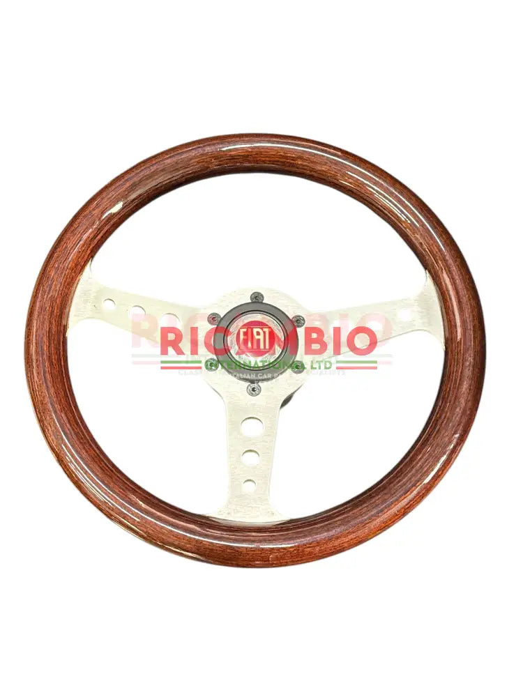 Wooden Steering Wheel Kit - Classic Fiat 500 Autobianchi Bianchina - Steering wheel