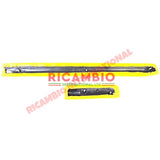 Yellow Dashboard Knee Pad Kit - Classic Fiat 500 F/L/R - Knee Pads - Console & Related Parts