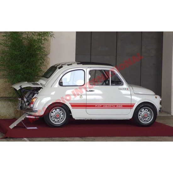 Abarth 595 Red Decal Kit - Classic Fiat 500