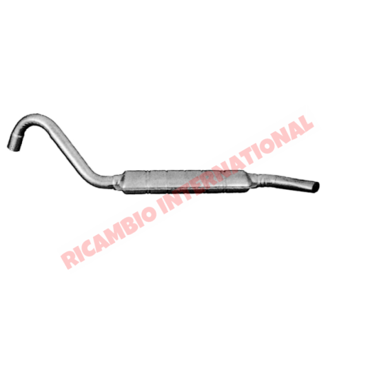 Exhaust Silencer Rear - Fiat 124 Sports Coupe