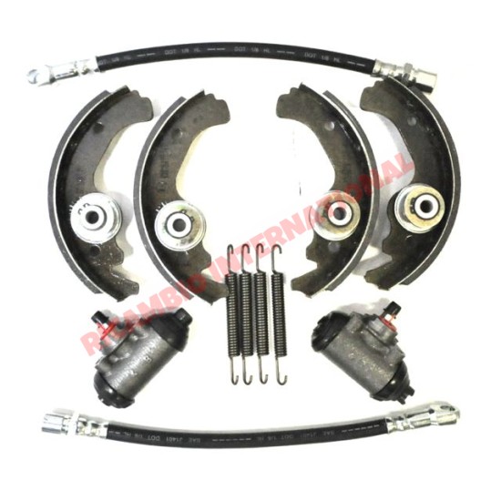 Complete Front Brake Kit (2 wheels) - Classic Fiat 500