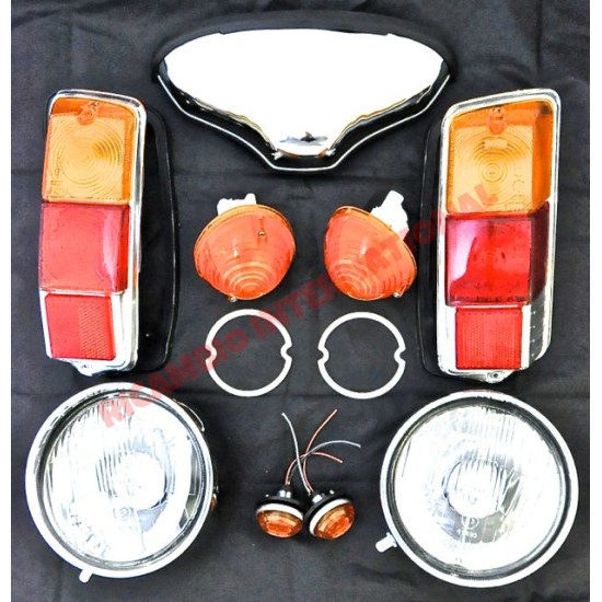 Kit completo de faros (LHD) - Classic Fiat 500 F/L/R