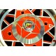 Set of Red Alloy Wheels (Mille Miglia) - Classic Fiat 500, 126