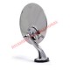 O/S Right Hand Chrome Mirror (Single Bolt-on) - Classic Fiat 500,600,850 plus many other models
