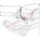 Brazo limpiaparabrisas delantero (LHD) - Classic Fiat Panda