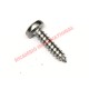 Rear Grille Screw (Stainless Steel) - Classic Fiat 500