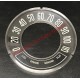 CONVEX Speedo Front Speedometer Glass (KPH) - Classic Fiat 500
