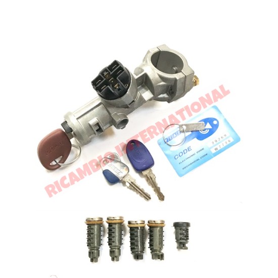 Complete Ignition Switch, Lockset & Keys - Fiat Coupe