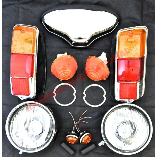 Complete Lamp Kit (RHD) - Classic Fiat 500 F/L/R