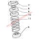 Pair of Front Coil Springs (2) - Classic Fiat Panda