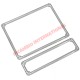 Aluminium Number Plate Frame & Fittings  Kit - Classic Fiat 500, 600, 850
