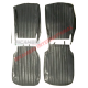 Black Seat Covers Set (FRONT ONLY)  - Classic Fiat 500L